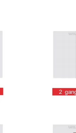 2 Gang 1 Way Switch - Black