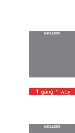 1 Gang 1 Way Switch - Gold