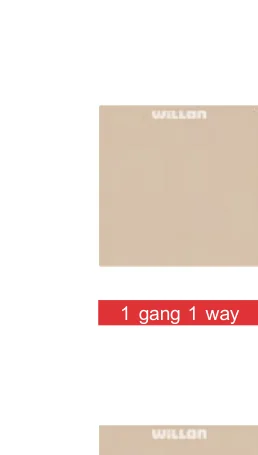 1 Gang 1 Way Switch - Grey